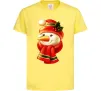 Дитяча футболка Сніговик новорічний Лимонний фото
