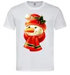 Мужская футболка Сніговик новорічний Белый Мужская футболка Сніговик новорічний Белый фото