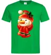 Мужская футболка Сніговик новорічний Зеленый Мужская футболка Сніговик новорічний Зеленый фото