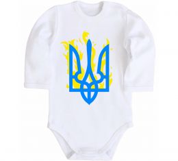 Детский боди Герб з вогнем