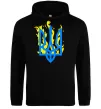 Чоловіча толстовка (худі) Герб з вогнем Чорний фото