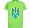 Дитяча футболка Герб з вогнем Лаймовий фото