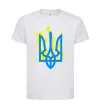 Детская футболка Герб з вогнем Белый фото