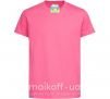 Дитяча футболка Я люблю свою країну Яскраво-рожевий фото