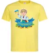 Мужская футболка Я українець Лимонный фото