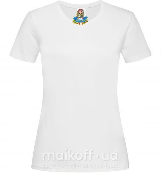 Жіноча футболка Я україночка Білий фото