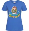 Женская футболка Я україночка Ярко-синий фото