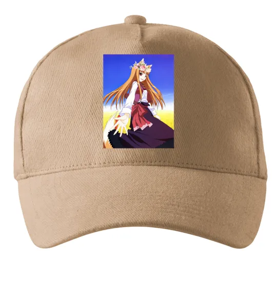 Кепка Волчица и пряности украинка аниме Песочный фото