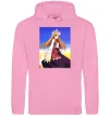 Женская толстовка (худи) Волчица и пряности украинка аниме Розовый фото