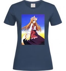 Жіноча футболка Волчица и пряности украинка аниме