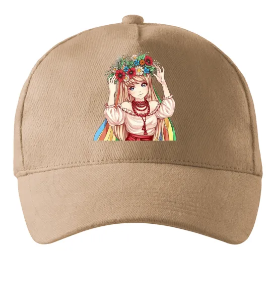 Кепка Аниме украинка Песочный фото