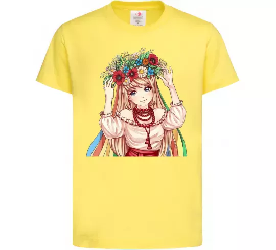 Детская футболка Аниме украинка Лимонный фото