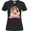 Женская футболка Аниме украинка Черный фото