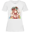 Женская футболка Аниме украинка Белый фото