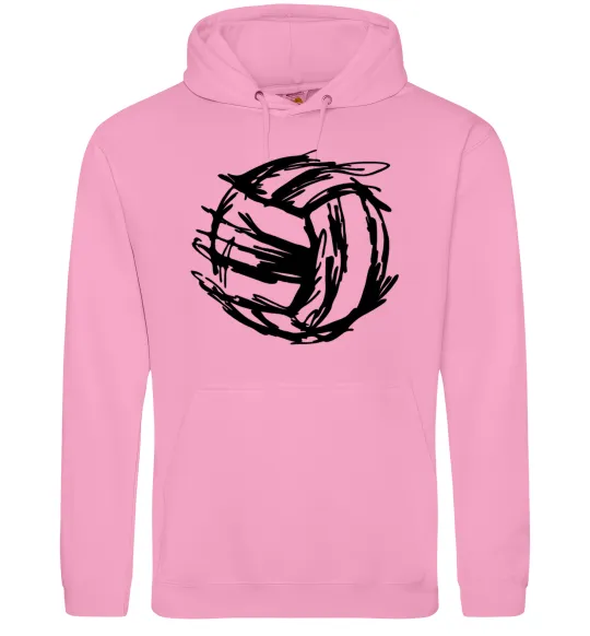 Чоловіча толстовка (худі) Мяч штрихи розмір S Рожевий фото