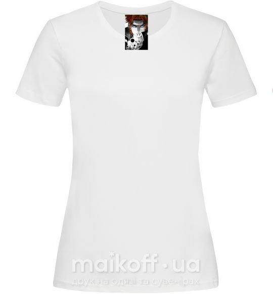 Женская футболка Аниме пейн наруто Белый фото