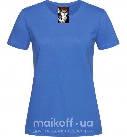 Женская футболка Аниме пейн наруто Ярко-синий фото