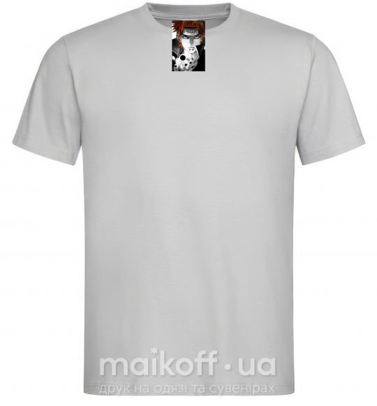 Мужская футболка Аниме пейн наруто Серый фото