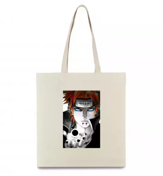 Еко-сумка Аніме пейн наруто Бежевий фото