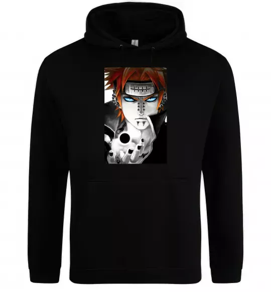 Чоловіча толстовка (худі) Аніме пейн наруто Чорний фото