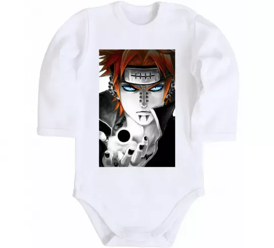 Детский боди Аніме пейн наруто Белый фото