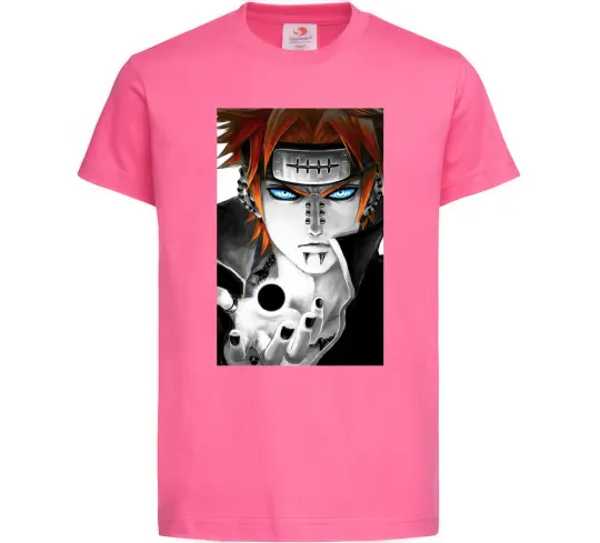 Дитяча футболка Аніме пейн наруто Яскраво-рожевий фото