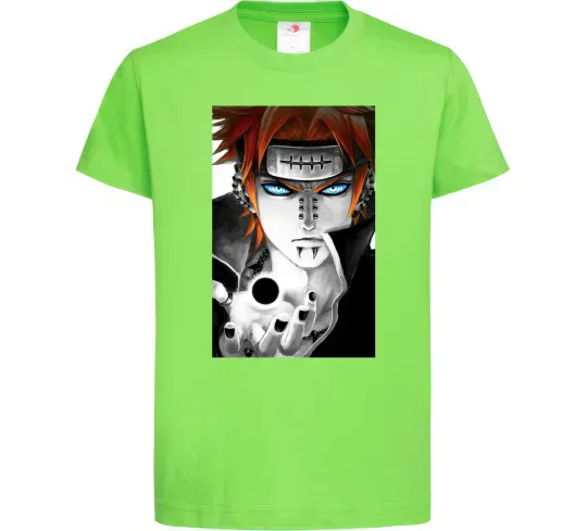 Дитяча футболка Аніме пейн наруто Лаймовий фото