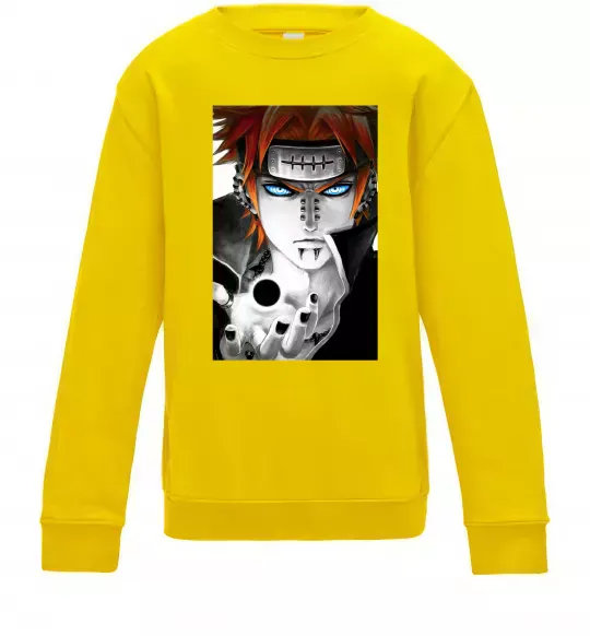 Дитячий світшот Аніме пейн наруто Сонячно жовтий фото