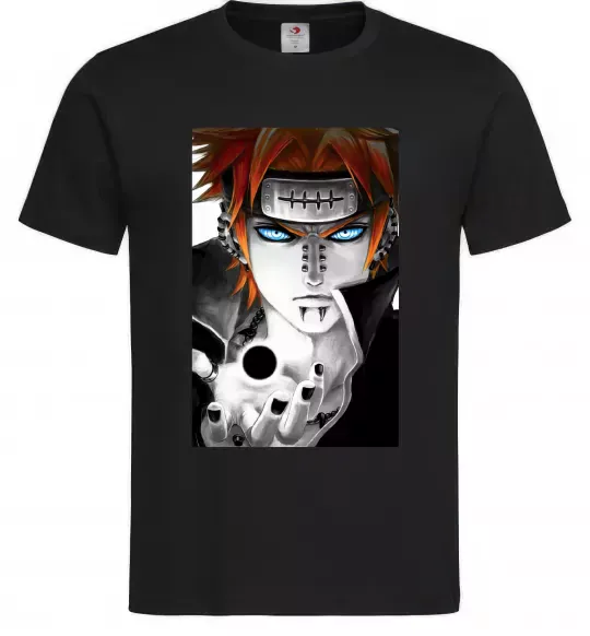Чоловіча футболка Аніме пейн наруто Чорний фото