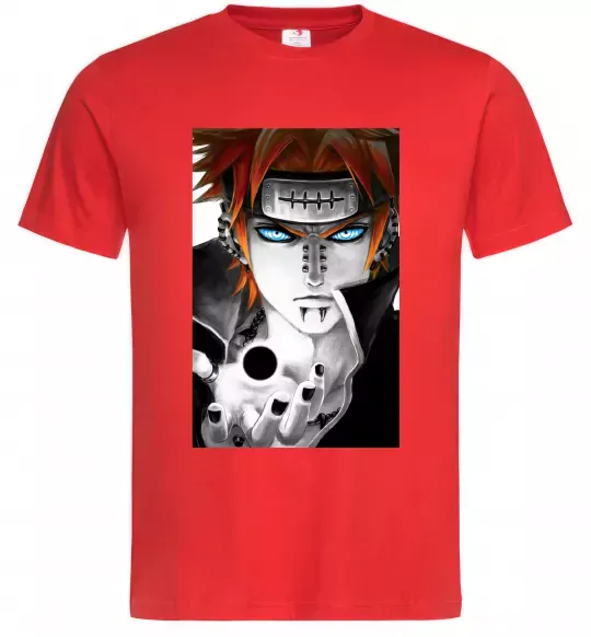 Чоловіча футболка Аніме пейн наруто Червоний фото