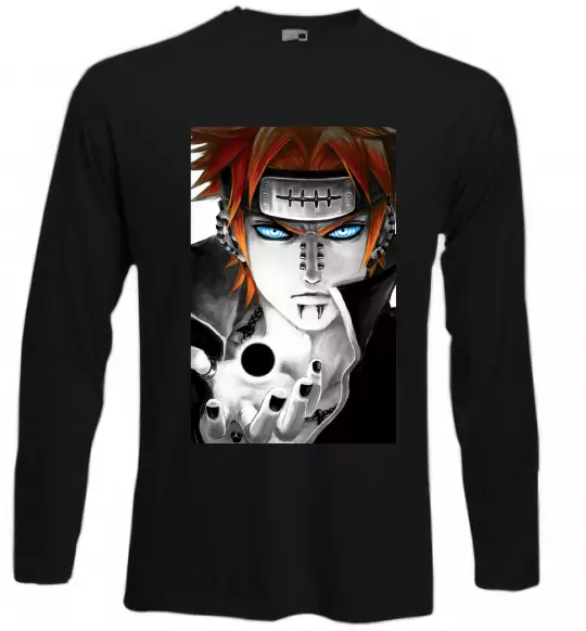 Лонгслив Аніме пейн наруто Черный фото