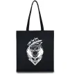 Еко-сумка Naruto лис силует Чорний фото