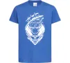 Детская футболка Naruto лис силует Ярко-синий фото