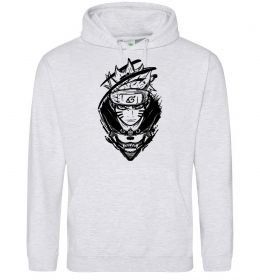 Женская толстовка (худи) Naruto лис силует