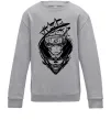 Детский Свитшот Naruto лис силует Серый меланж Детский Свитшот Naruto лис силует Серый меланж фото