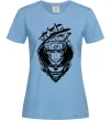 Жіноча футболка Naruto лис силует Блакитний Жіноча футболка Naruto лис силует Блакитний фото