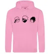 Женская толстовка (худи) Naruto sasuke kakashi Розовый фото
