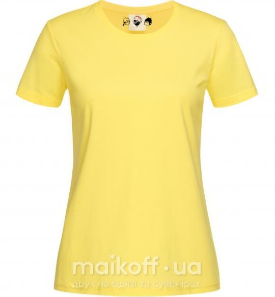Жіноча футболка Naruto sasuke kakashi Лимонний фото