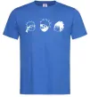 Чоловіча футболка Naruto sasuke kakashi Яскраво-синій Чоловіча футболка Naruto sasuke kakashi Яскраво-синій фото