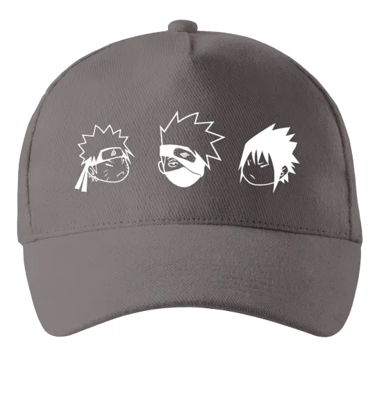 Кепка Naruto sasuke kakashi Серый фото