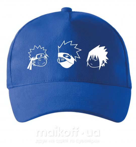 Кепка Naruto sasuke kakashi Яскраво-синій фото
