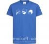 Детская футболка Naruto sasuke kakashi Ярко-синий фото