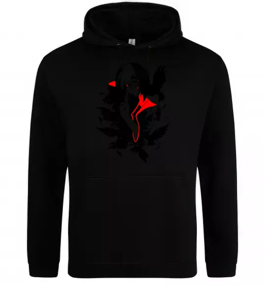 Жіноча толстовка (худі) Akatsuki Ітачі Чорний фото