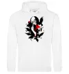 Жіноча толстовка (худі) Akatsuki Ітачі Білий фото