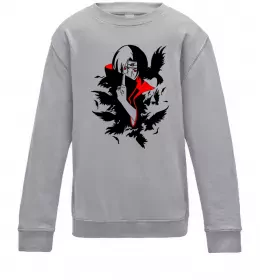 Детский Свитшот Akatsuki Ітачі Серый меланж фото