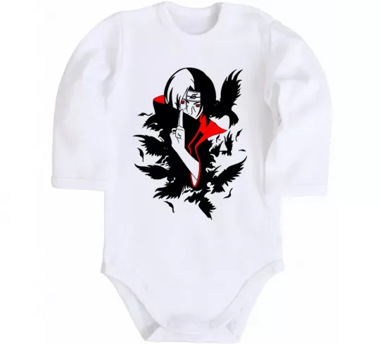 Детский боди Akatsuki Ітачі Белый фото