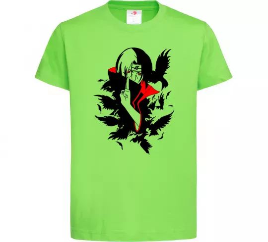 Дитяча футболка Akatsuki Ітачі Лаймовий фото