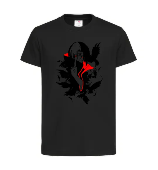 Детская футболка Akatsuki Ітачі Черный фото