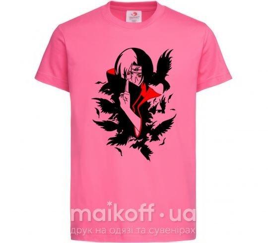 Детская футболка Akatsuki Итачи Ярко-розовый фото