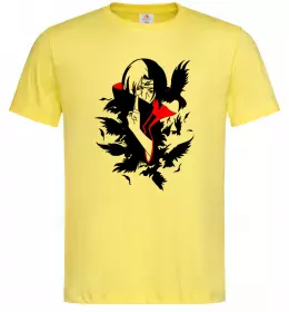 Мужская футболка Akatsuki Ітачі Лимонный фото